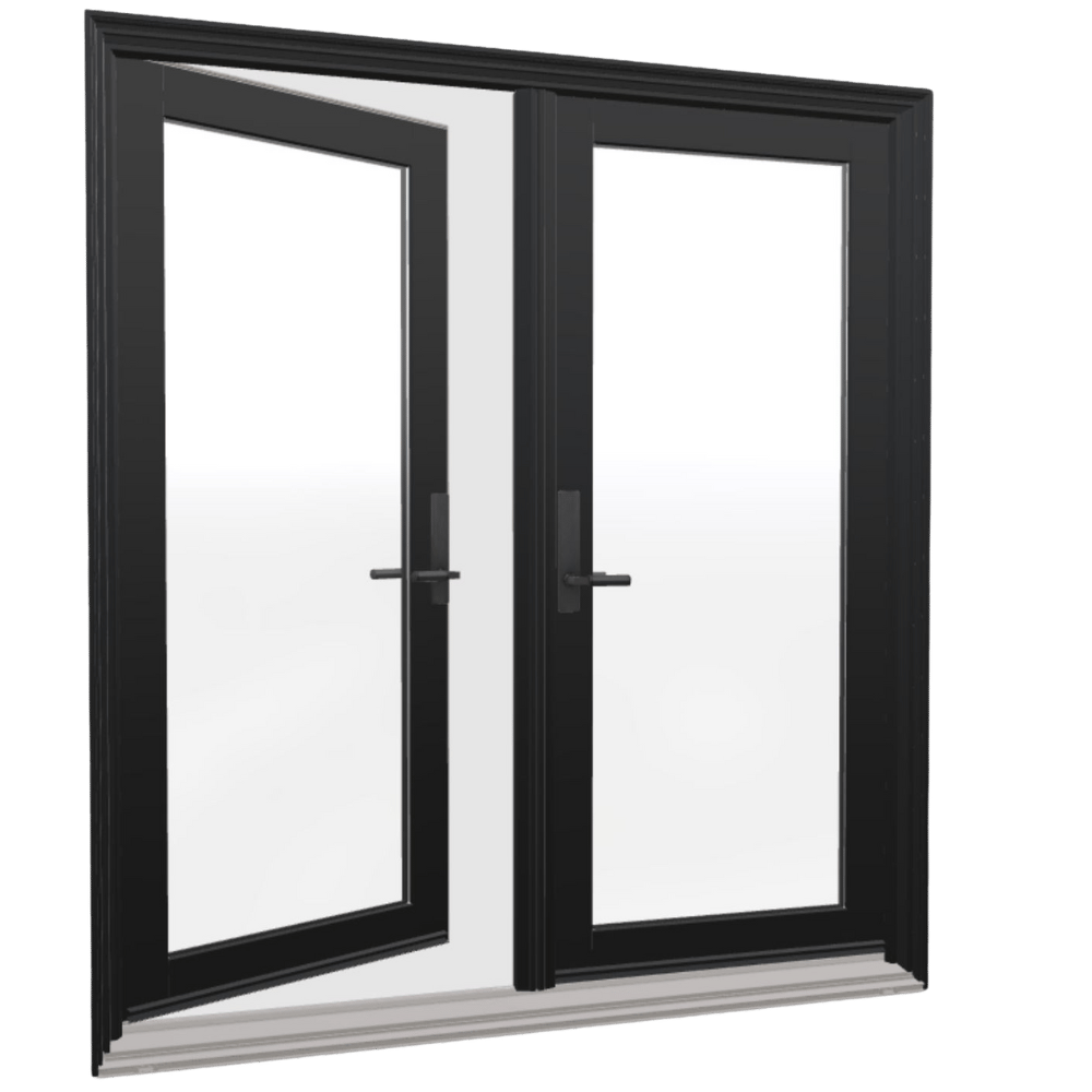a series contemporary hinged patio door